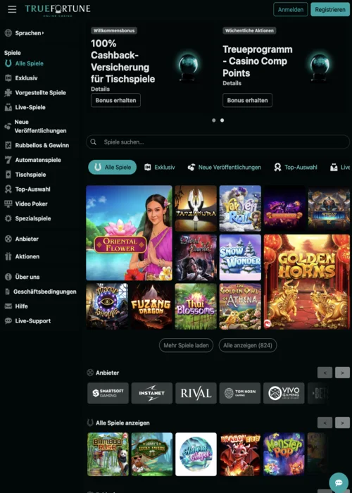 Spiele True Fortune Casino<